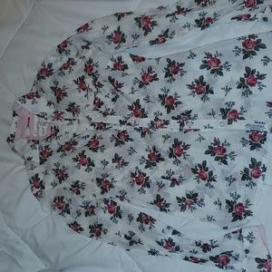 Floral button up